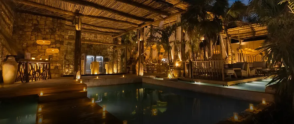 Restaurantes y beach clubs en Tulum