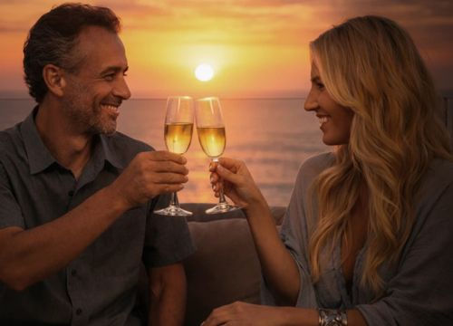 Romantic Valentine’s Day Dinner with an Ocean View
