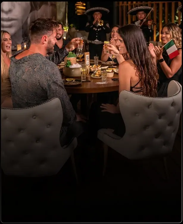 Group of people celebrating September 15th in Los Cabos