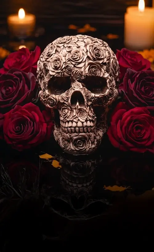 Dia de muertos at Grupo Rosa Negra